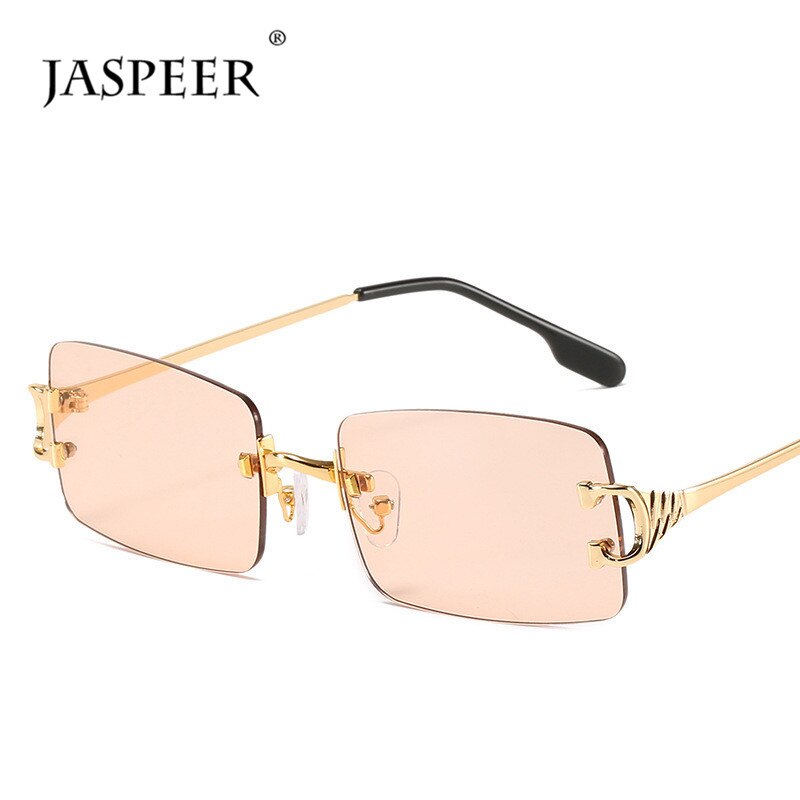 Rimless Rectangle Sunglasses