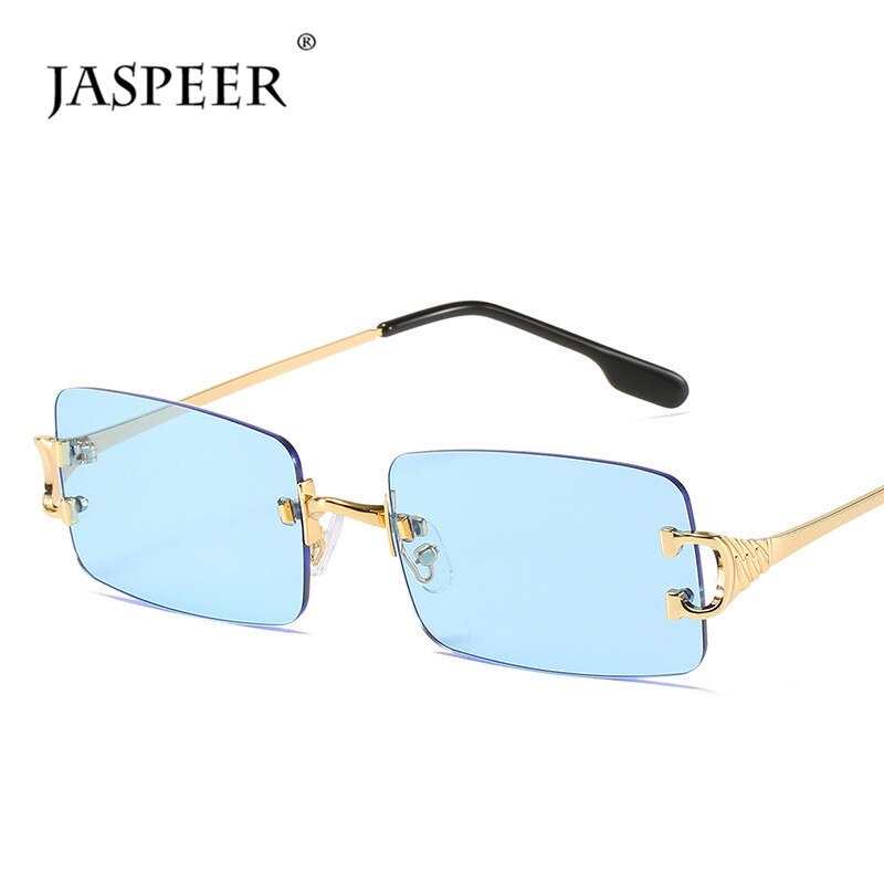 Rimless Rectangle Sunglasses