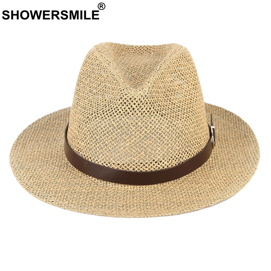 SHOWERSMILE Men Straw Hat