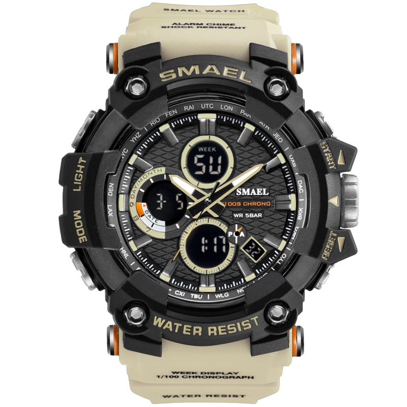 SMAEL Dual Time Sport Watch