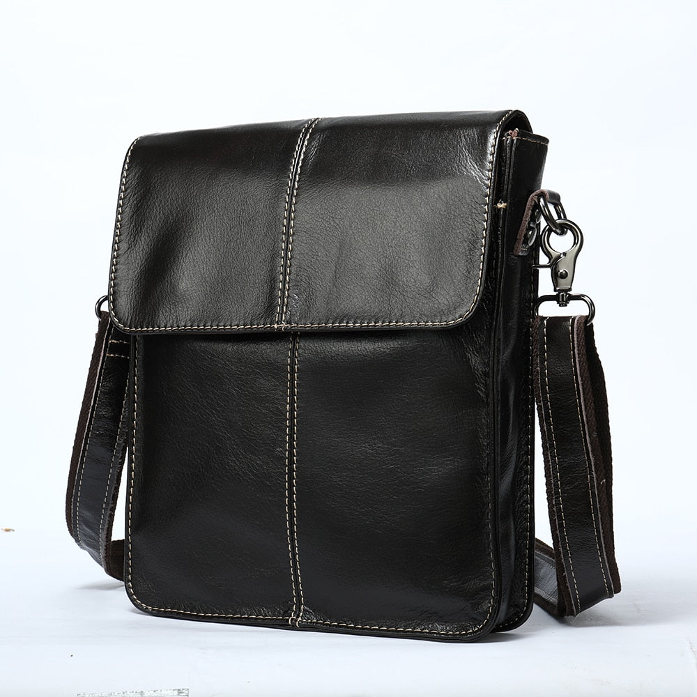 WESTAL Genuine Leather Causal Messenger Bag