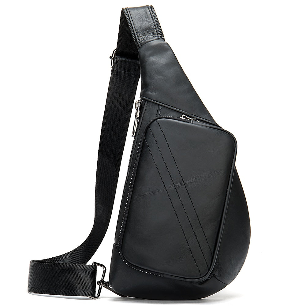 WESTAL Genuine Leather Shoulder Sling Bag
