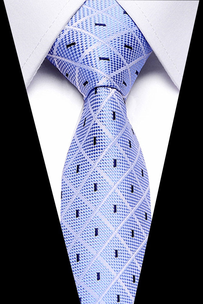 Luxury Wedding Ties 7.5cm Mens Classic Tie