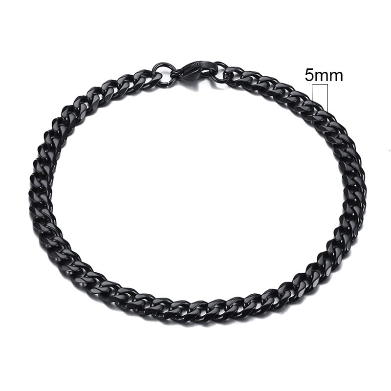 Vnox Solid Stainless Steel Bracelets for Men