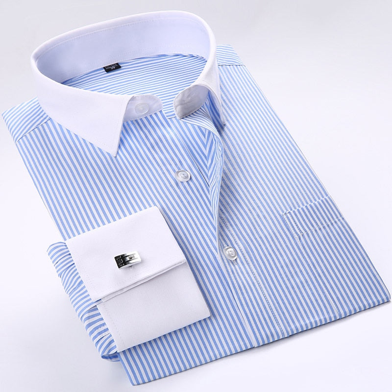 Men French Cufflinks Shirts