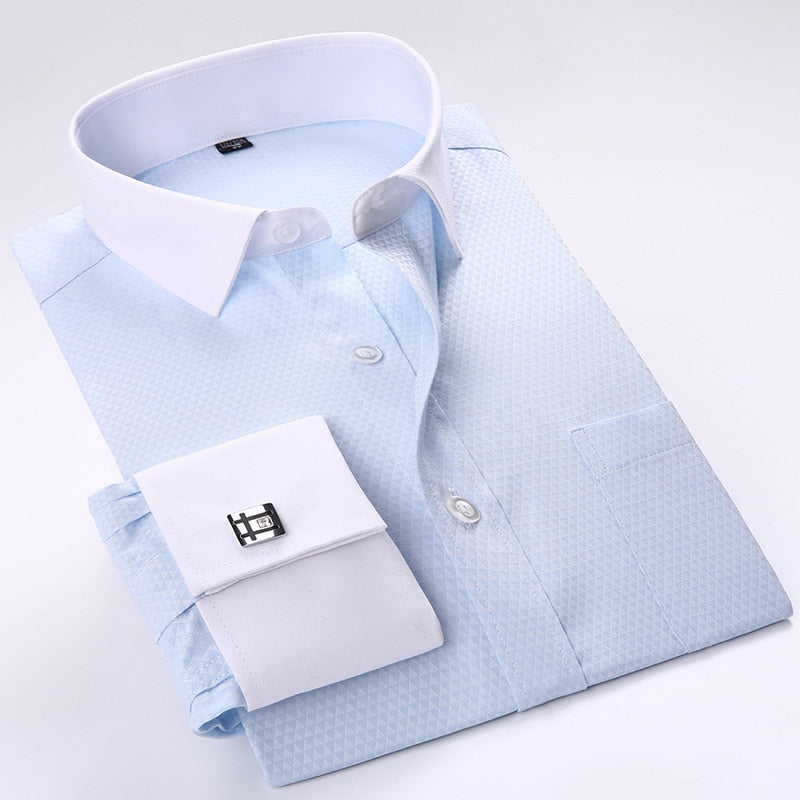 Men French Cufflinks Shirts