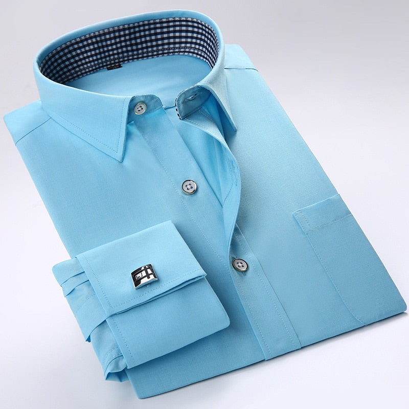 Men French Cufflinks Shirts