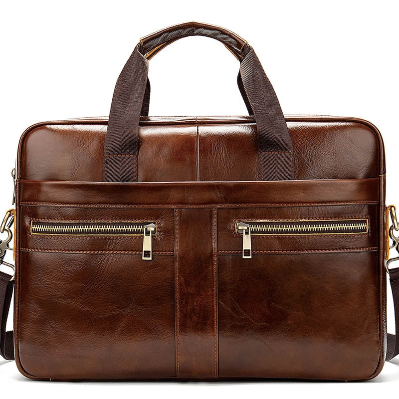 WESTAL Genuine Leather Briefcases Bags