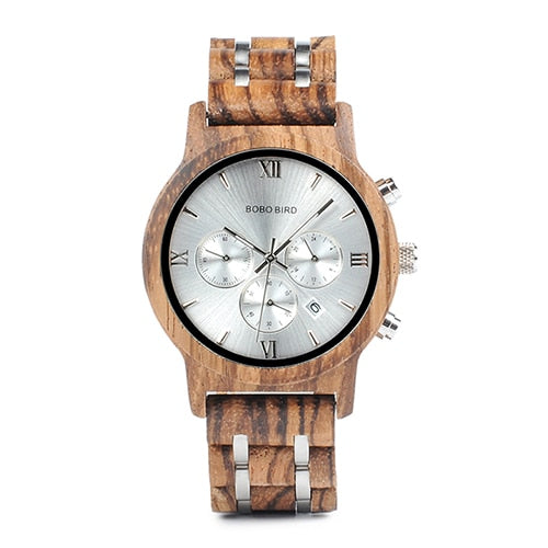 BOBO BIRD Wooden Chronographic Watch