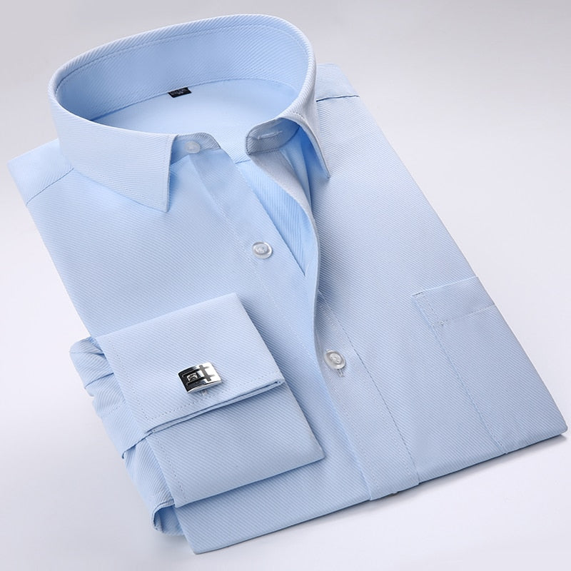 Men French Cufflinks Shirts