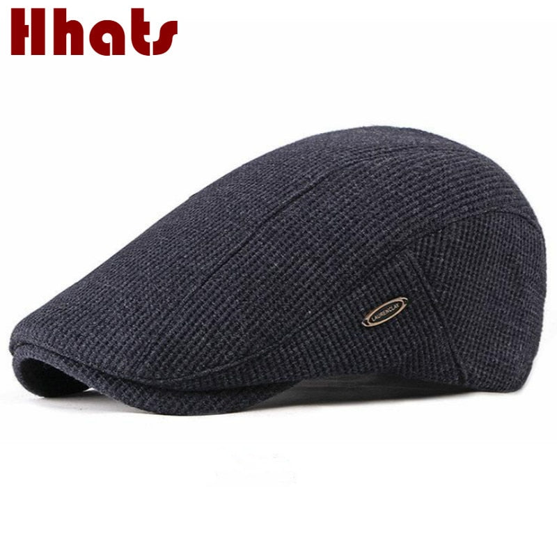 Thick Warm Knitted Beret For Men