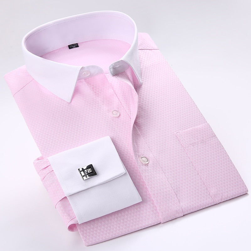 Men French Cufflinks Shirts