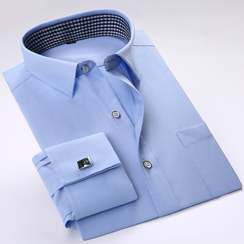 Men French Cufflinks Shirts