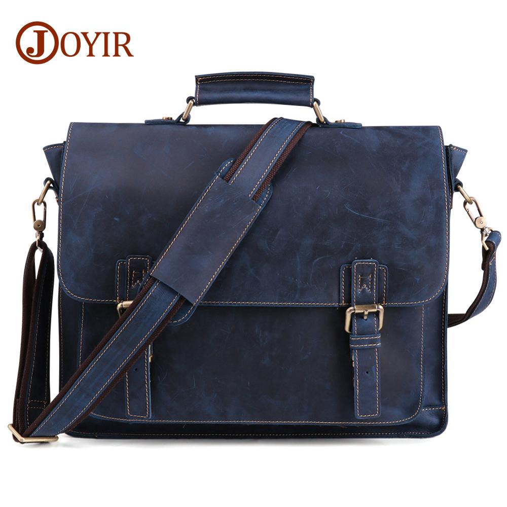 JOYIR Vintage Shoulder Strap Briefcase