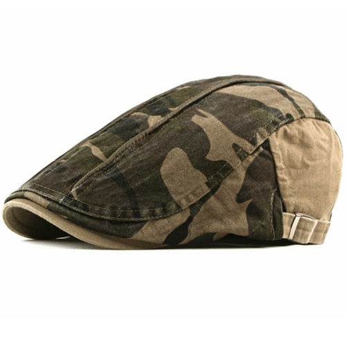 Camo Mens Beret Caps