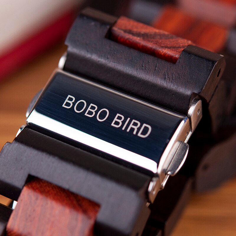 BOBO BIRD Automatic Mechanical Skeleton Watch