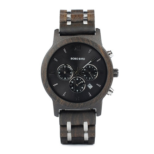 BOBO BIRD Wooden Chronographic Watch