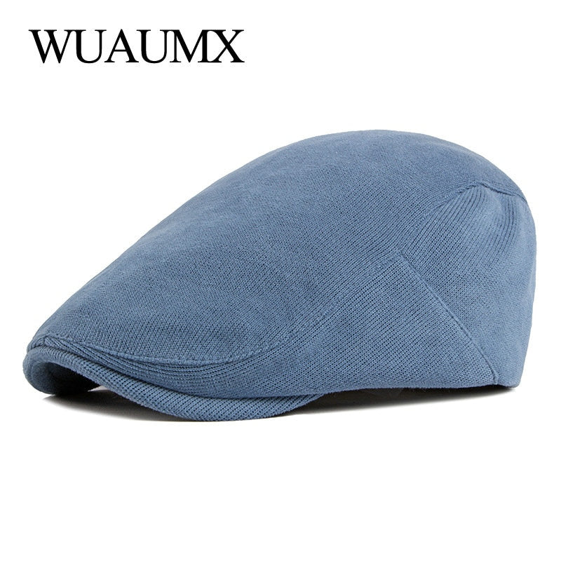 WUAMX Berets Mens Hat
