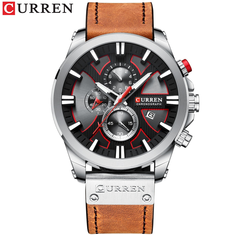 CURREN Mens Luxury Quartz Watches