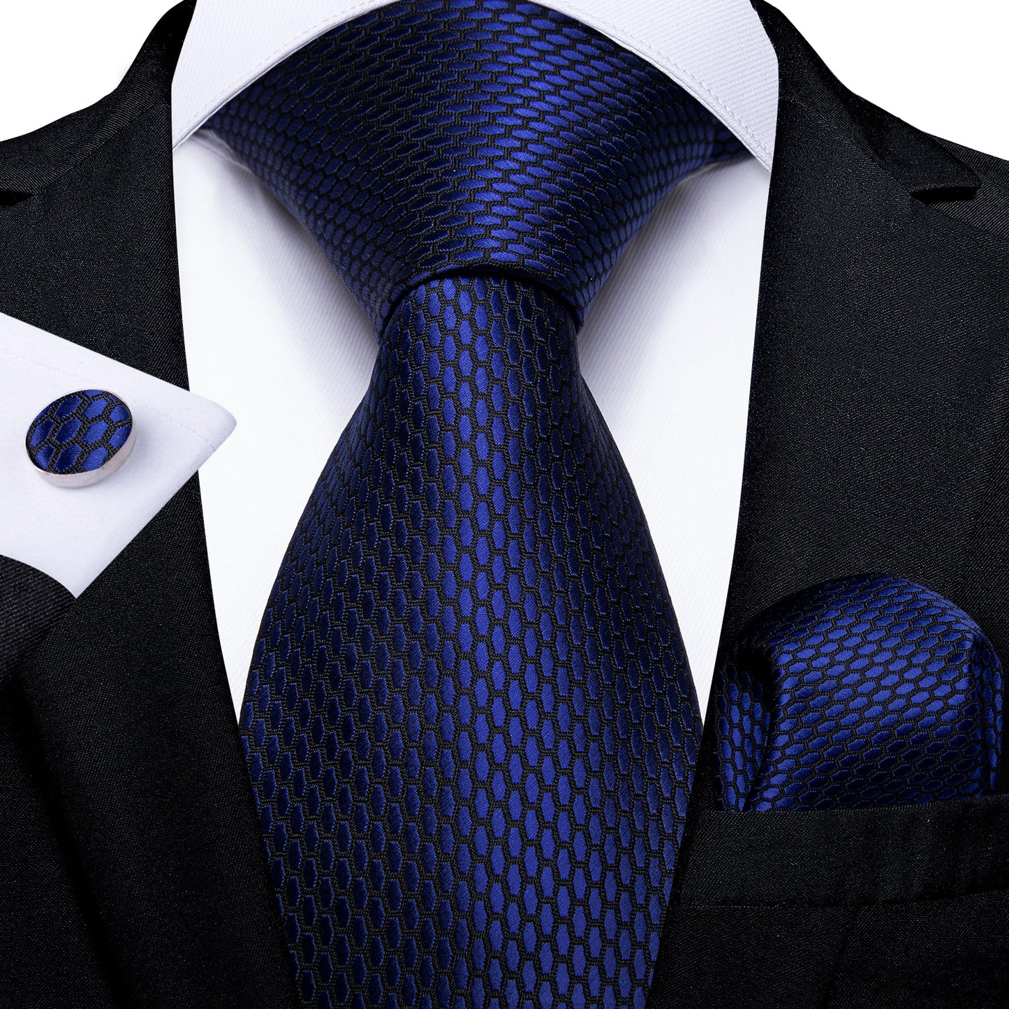 Men Teal Blue Necktie