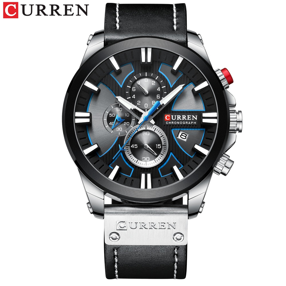 CURREN Mens Luxury Quartz Watches