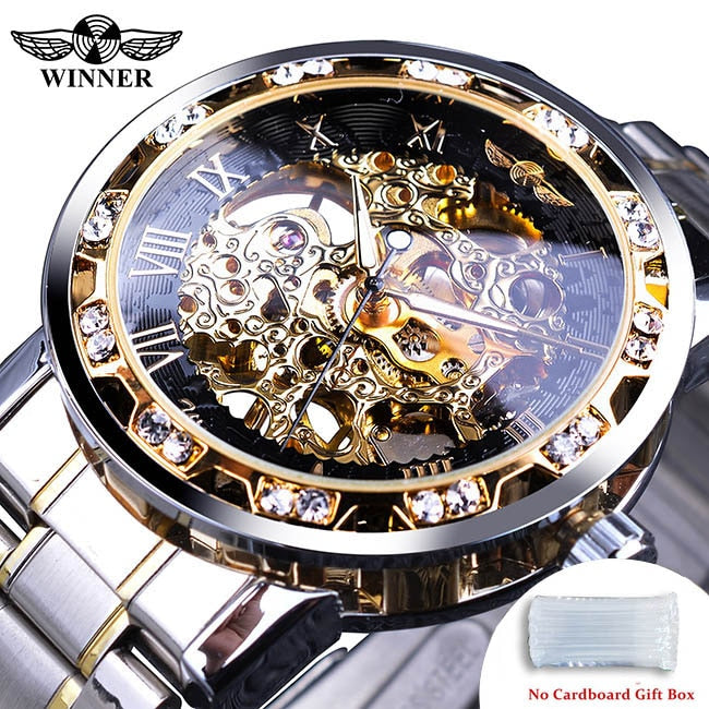 Winner Mechanical Skeleton Wrist Watch
