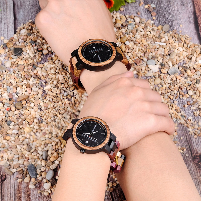 BOBO BIRD Wood Watch Lover Couple Watches