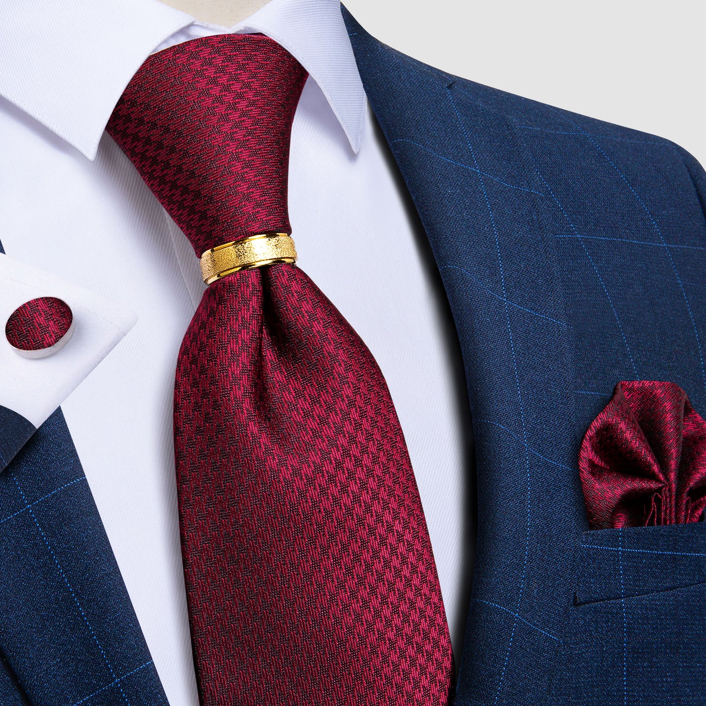 Designer Mens Floral Striped Necktie