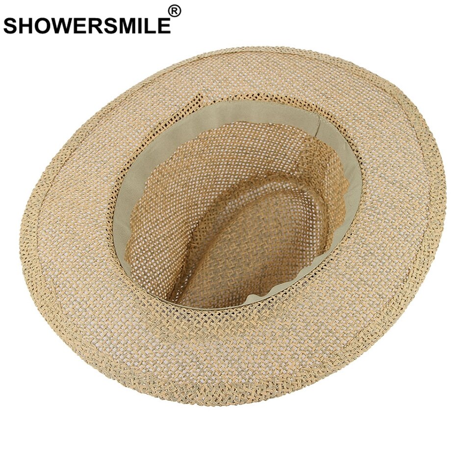 SHOWERSMILE Men Straw Hat