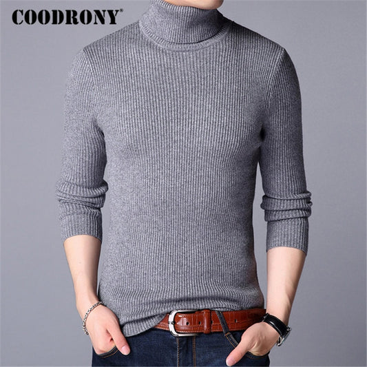 COODRONY Warm Pullover Men Knitted Cashmere Wool Sweater
