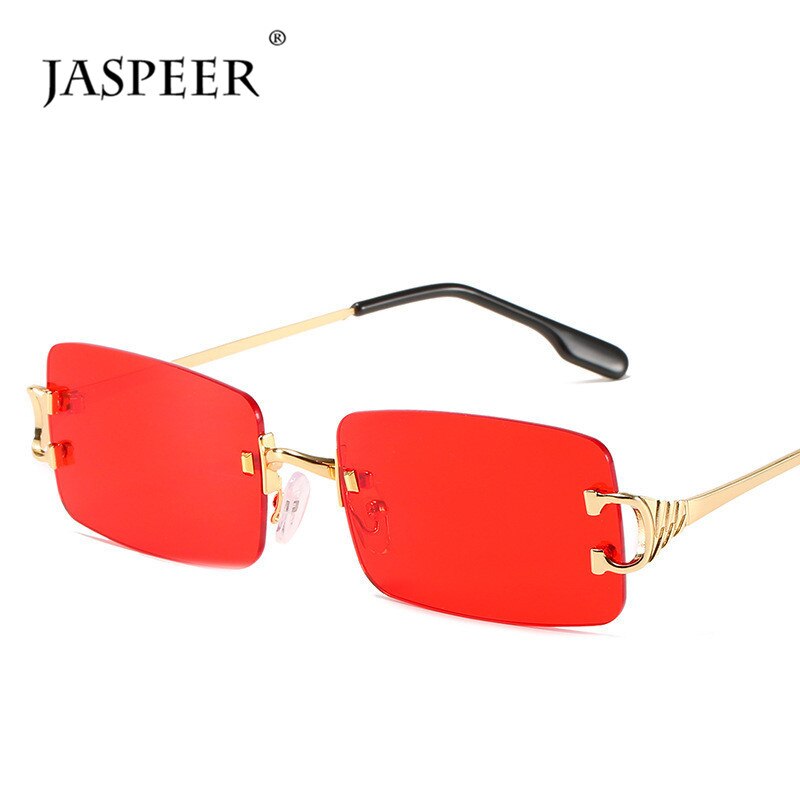 Rimless Rectangle Sunglasses