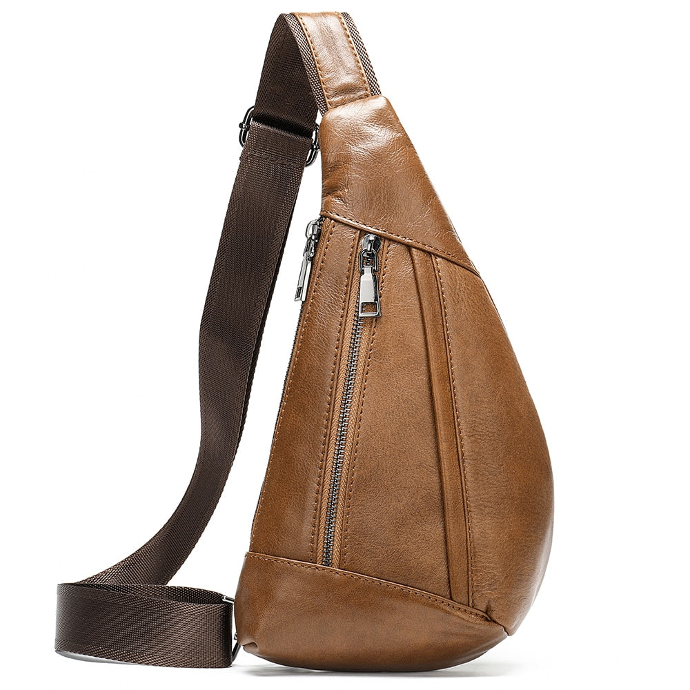 WESTAL Genuine Leather Shoulder Sling Bag