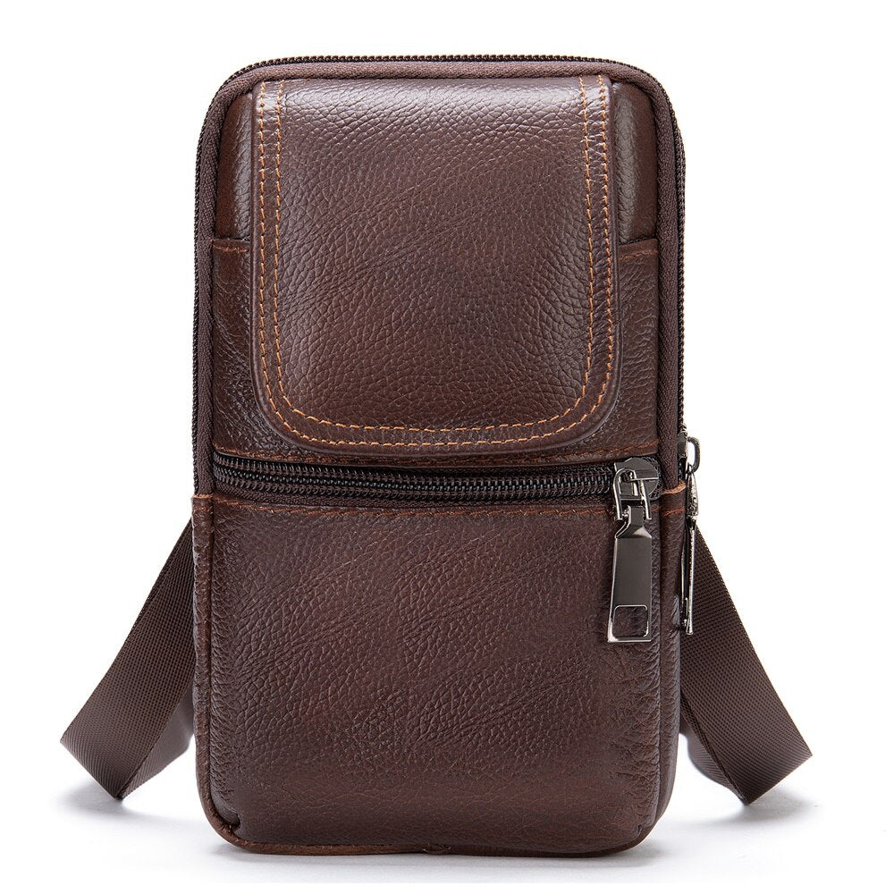 WESTAL Genuine Leather Small Men's Bag