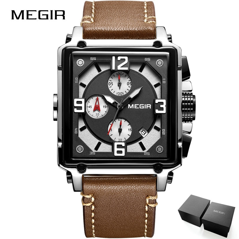 MEGIR Chronograph Quartz Watches