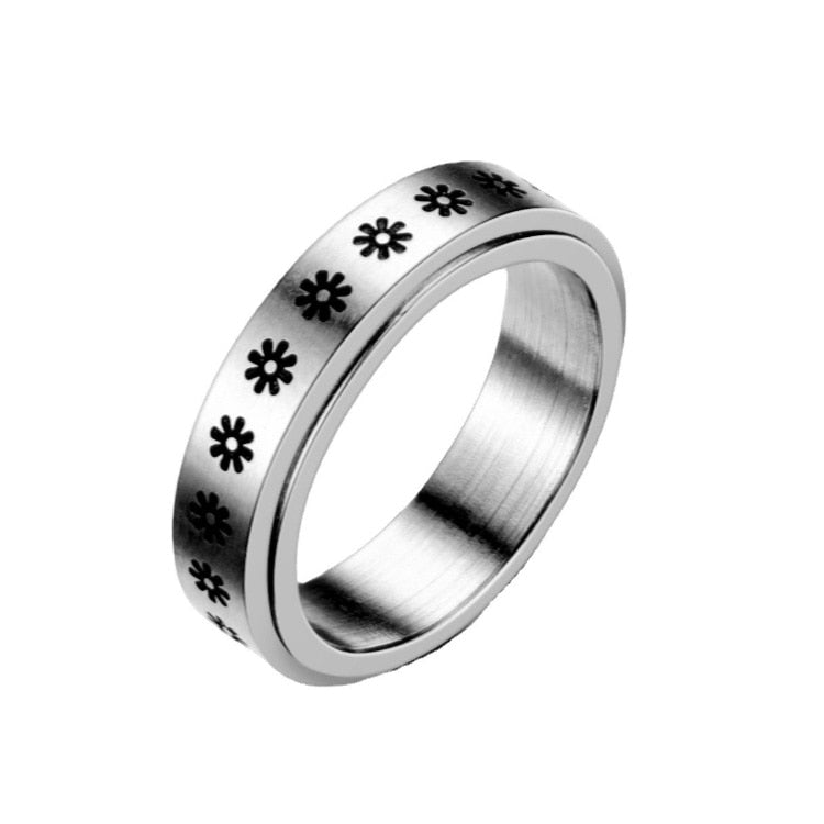 Stainless Steel Spinner Ring for Men