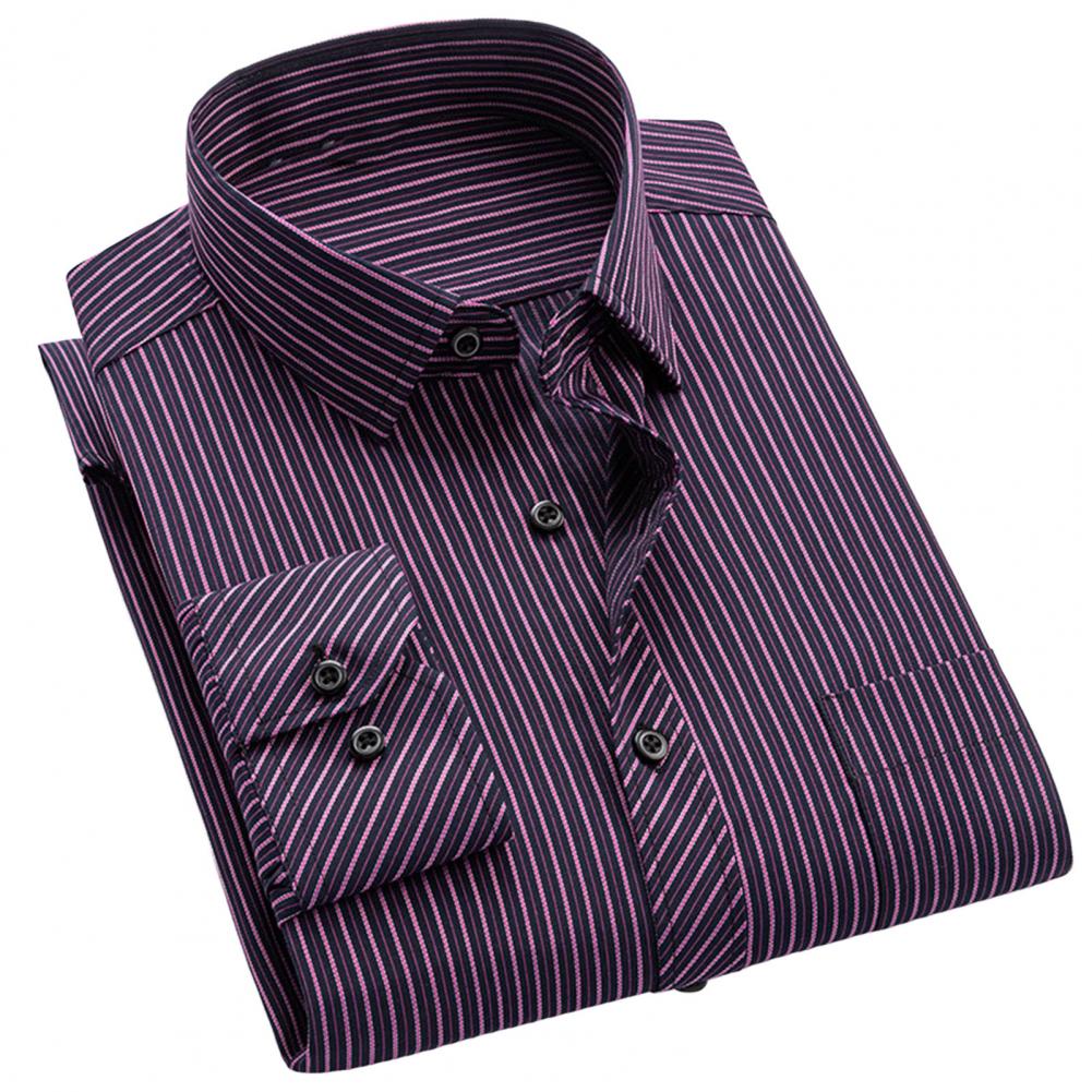 Single Breasted Men's Dress Shirt