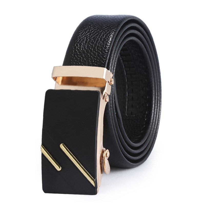 Men's High Quality Luxury Business Automatic Buckle Belt