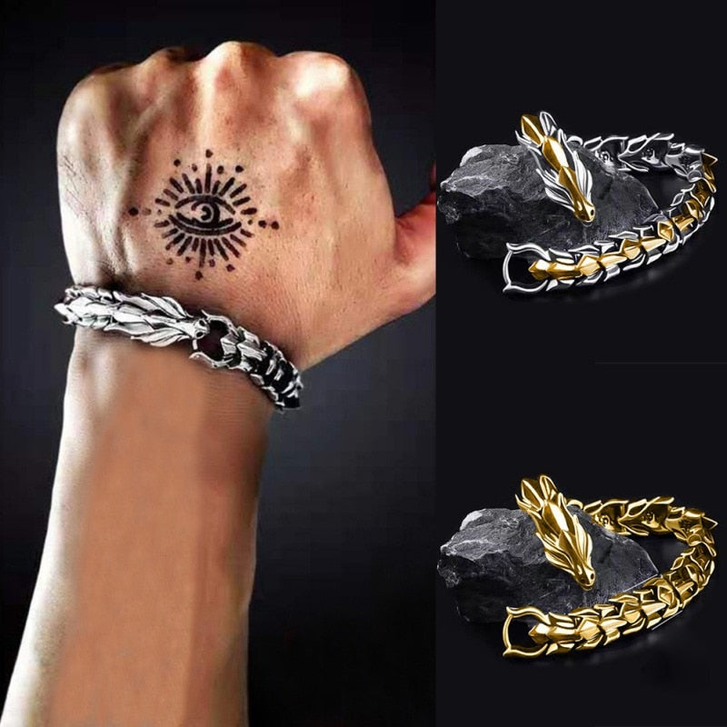 Dragon Stainless Steel Bracelet