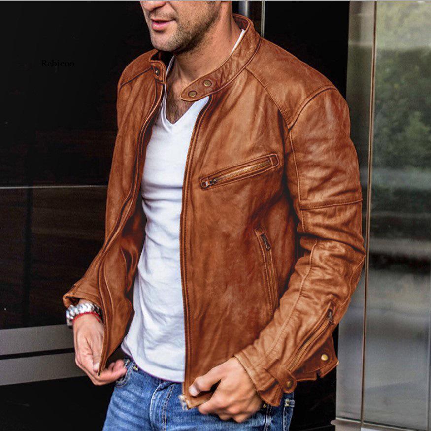 Men's Pu Leather Jackets