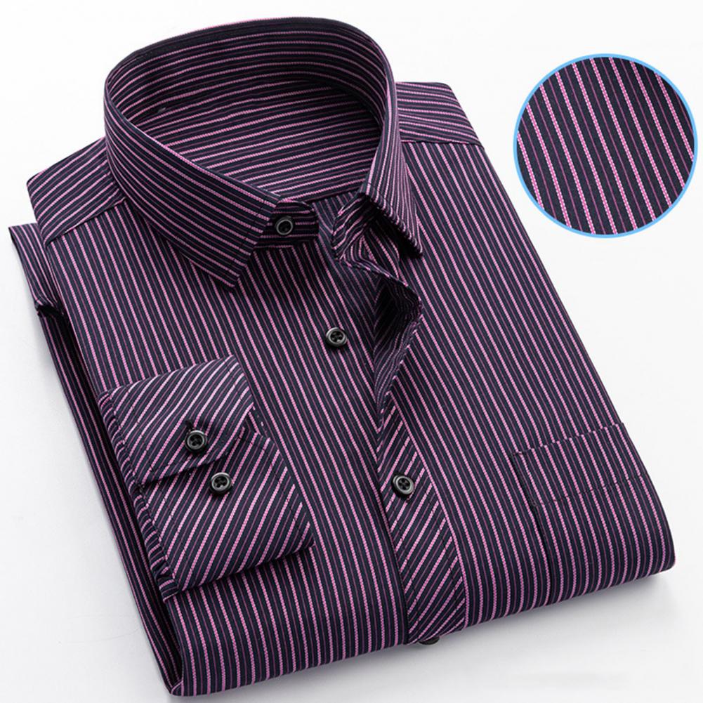 Single Breasted Men's Dress Shirt