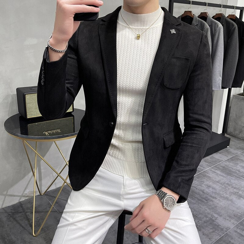 Casual Slim Blazer For Men