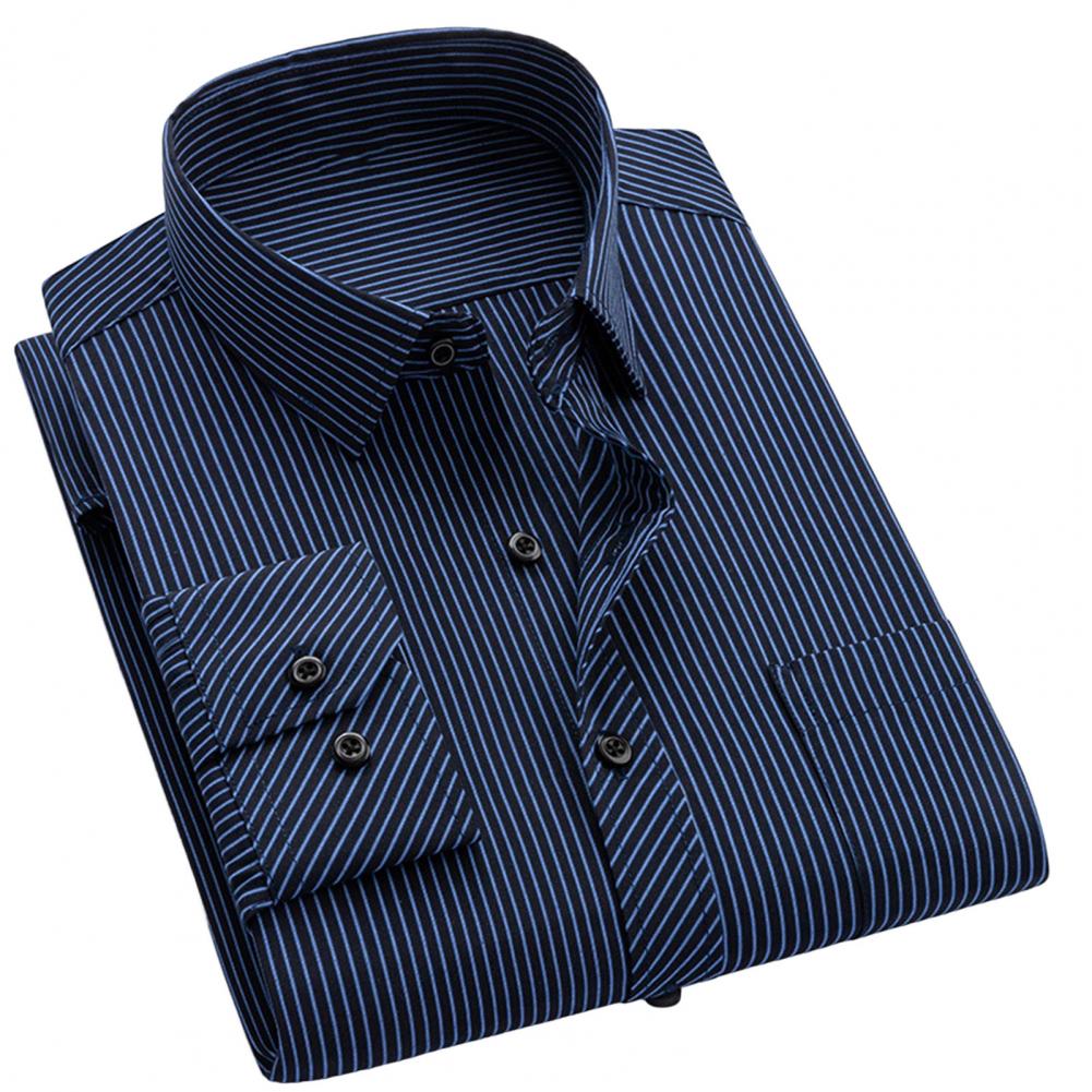 Single Breasted Men's Dress Shirt