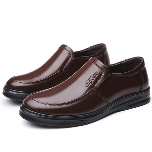 Genuine Leather Men Slip-on Loafers