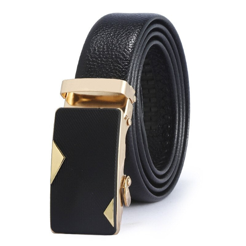 Men's High Quality Luxury Business Automatic Buckle Belt