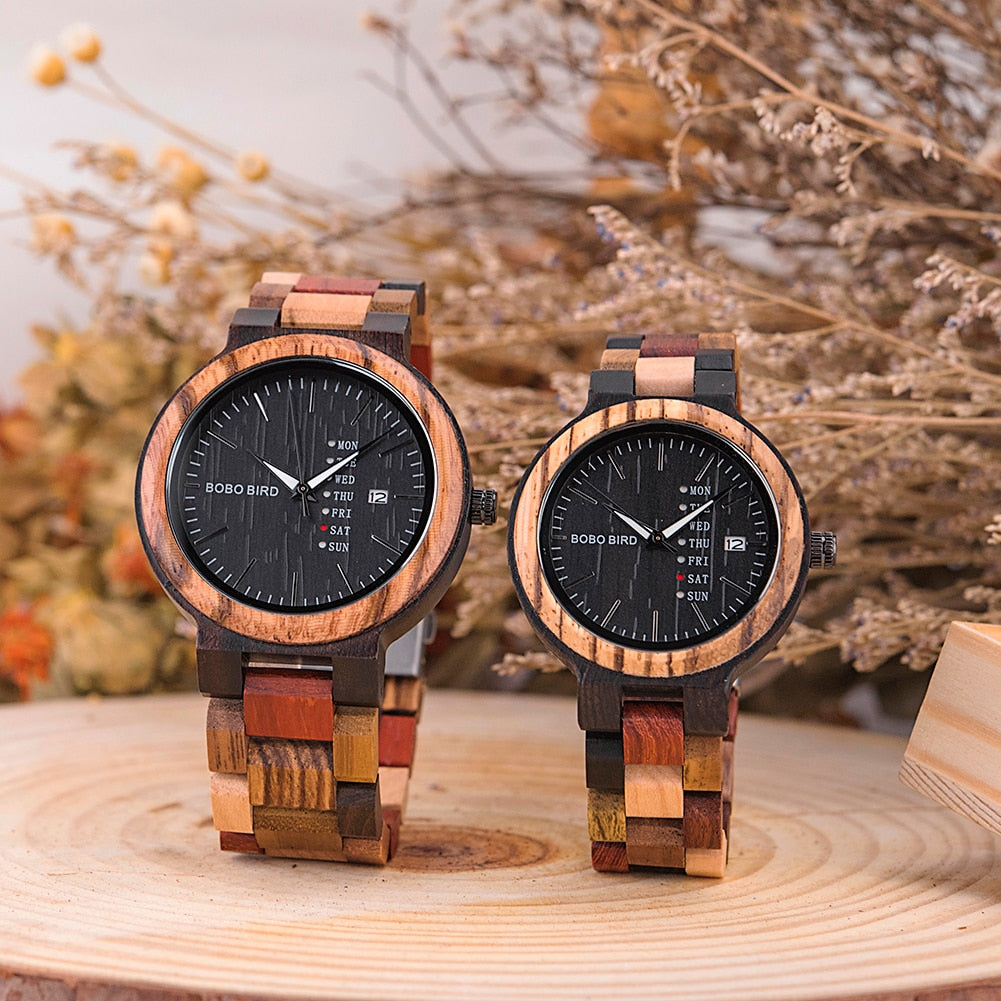 BOBO BIRD Couple Wooden Watch