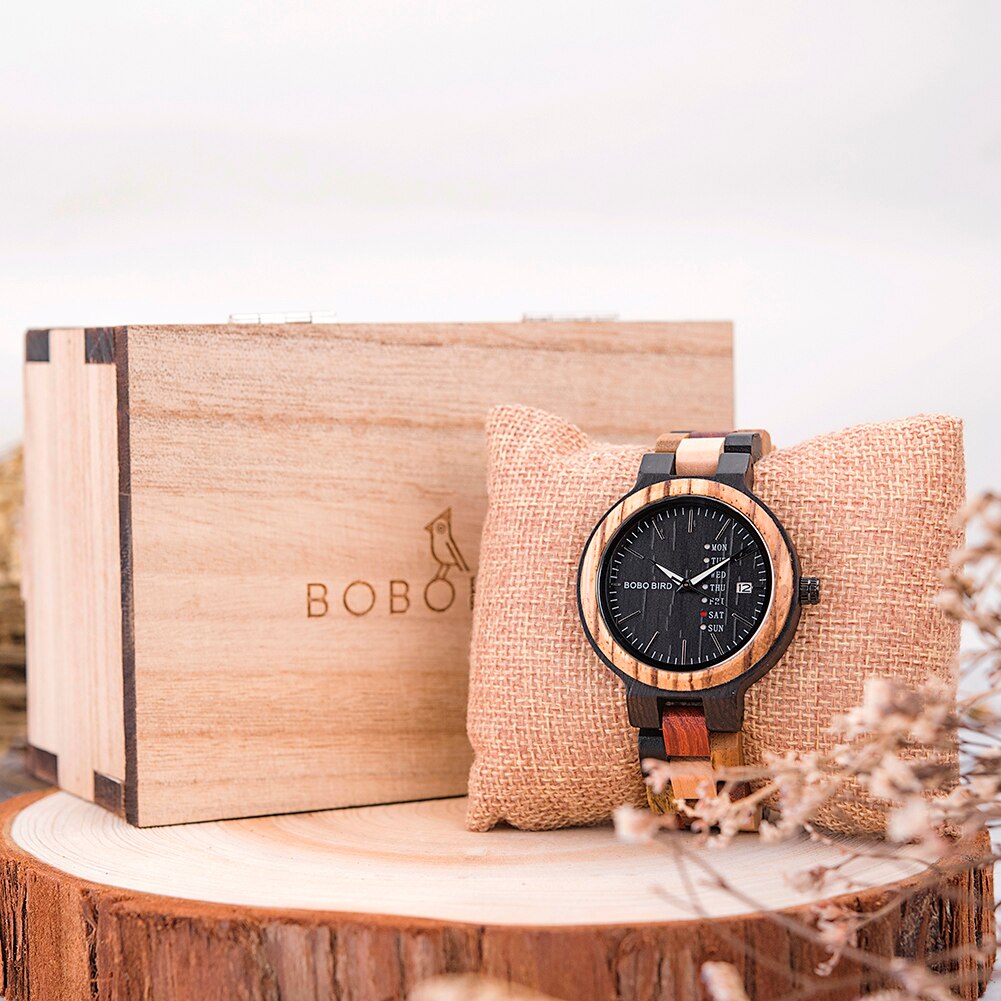 BOBO BIRD Wood Watch Lover Couple Watches