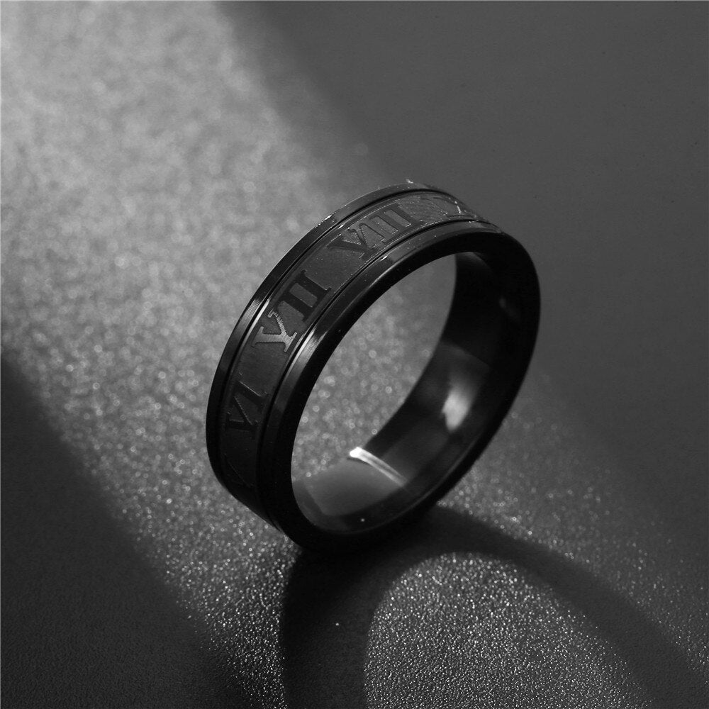 Vintage Roman Numerals Ring