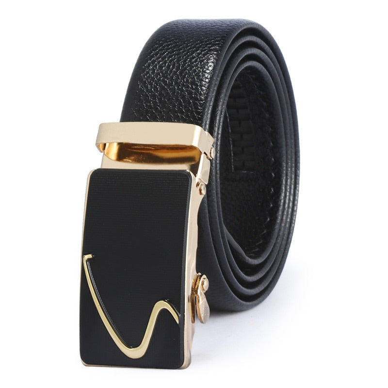 Men's High Quality Luxury Business Automatic Buckle Belt