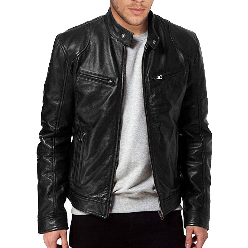 Mens Fashion Leather Jacket