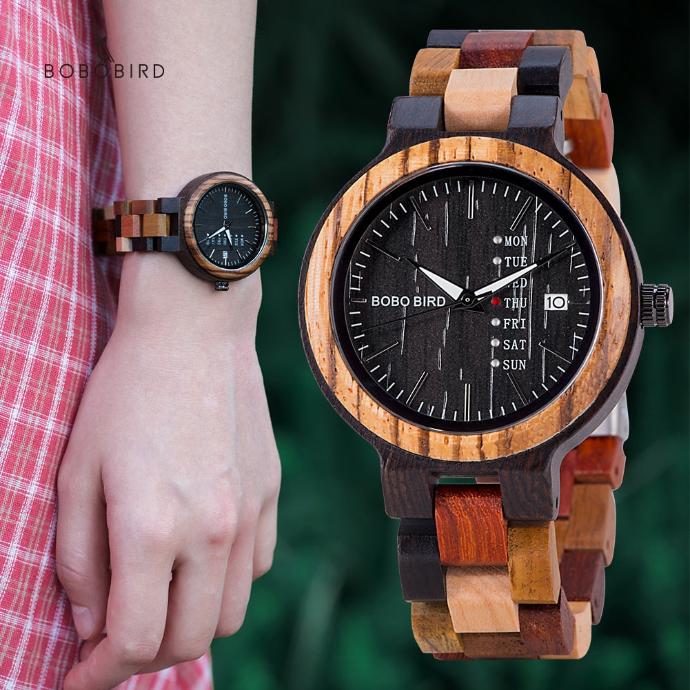 BOBO BIRD Couple Wooden Watch